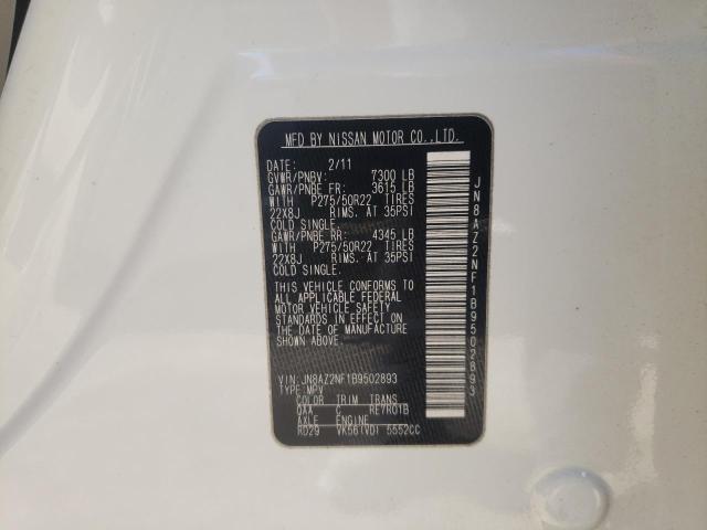2011 INFINITI QX56 JN8AZ2NF1B9502893
