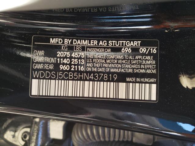 2017 MERCEDES-BENZ CLA 45 AMG WDDSJ5CB5HN437819