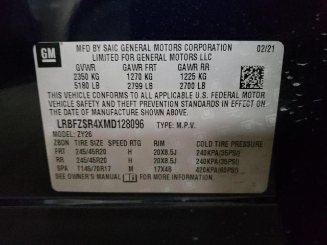 2021 BUICK ENVISION A LRBFZSR4XMD128096