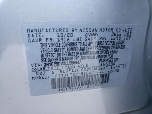 2020 NISSAN KICKS SR 3N1CP5DVXLL555947