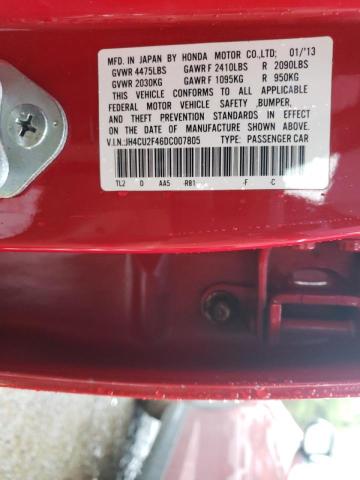 2013 ACURA TSX JH4CU2F46DC007805