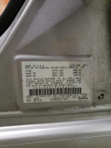 2011 MITSUBISHI GALANT FE 4A32B2FF0BE022707