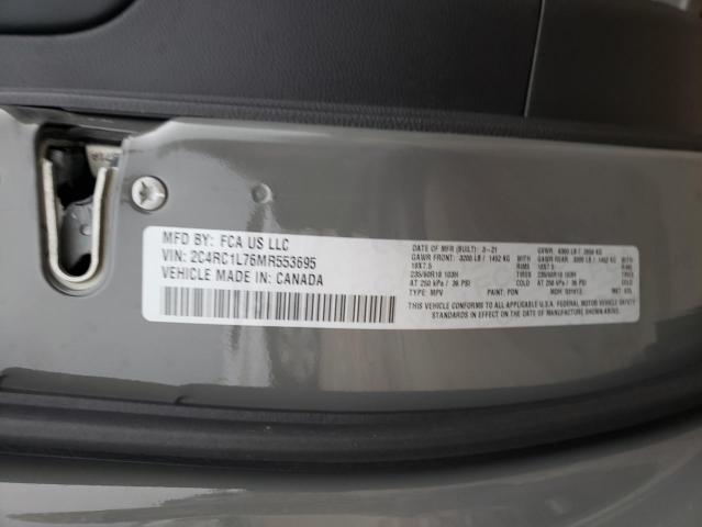 2021 CHRYSLER PACIFICA H 2C4RC1L76MR553695