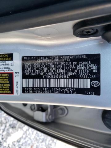 2013 TOYOTA AVALON BAS 4T1BK1EB8DU068897