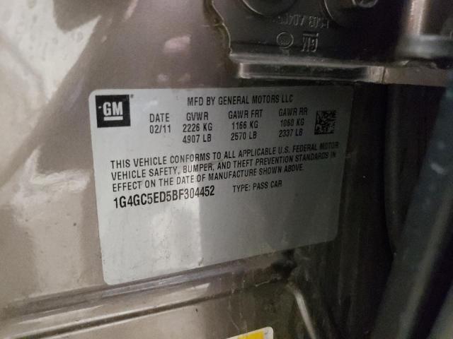 2011 BUICK LACROSSE C 1G4GC5ED5BF304452