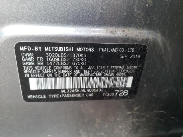 2020 MITSUBISHI MIRAGE LE - ML32A5HJ4LH000432