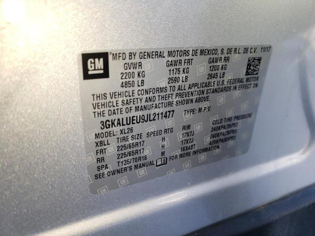 2018 GMC SUBURBAN 3GKALUEU9JL211477