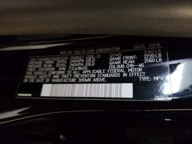 2016 VOLVO XC60 T5 YV440MDJ7G2917234