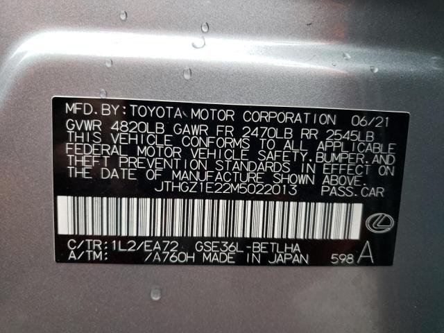 2021 LEXUS IS 350 F-S JTHGZ1E22M5022013