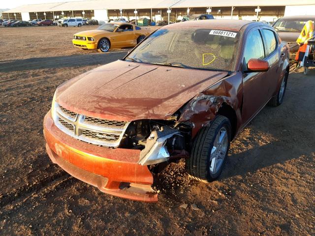 2012 DODGE AVENGER SX 1C3CDZCB5CN166044