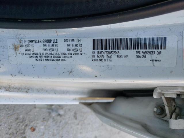 2011 DODGE AVENGER EX 1B3BD4FB2BN572742