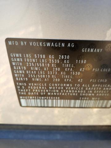 2021 VOLKSWAGEN ID.4 PRO S WVGTMPE26MP056490