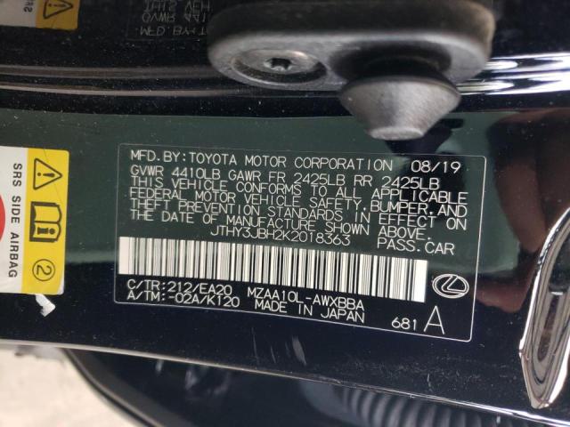 2019 LEXUS UX 200 JTHY3JBH2K2018363