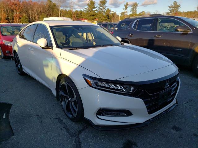 Salvage cars for sale from Copart Exeter, RI: 2018 Honda Accord LX