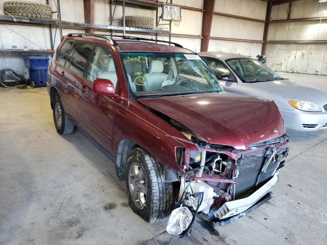 Salvage cars for sale from Copart Eldridge, IA: 2007 Toyota Highlander
