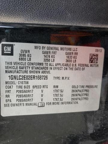 2014 CHEVROLET TAHOE POLI 1GNLC2E02ER168726