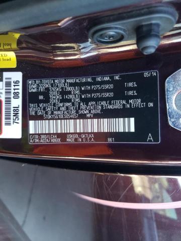 2014 TOYOTA SEQUOIA LI 5TDKY5G10ES054657