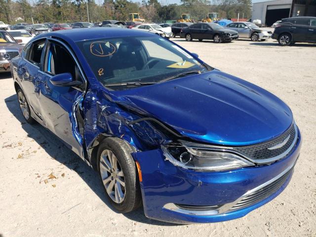 VIN: 1C3CCCAB0GN103670 Auction: COPART Lot: 66664171 Location: LA - BATON ROUGE 1C3CCCAB0GN103670 CHRYSLER 200 2016 BLUE Photo 1
