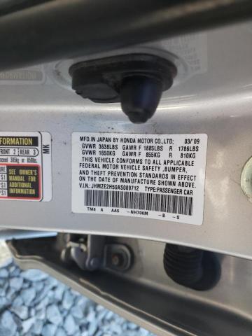 2010 HONDA INSIGHT LX JHMZE2H50AS009712