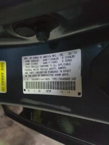 2010 ACURA TL 19UUA8F21AA018820