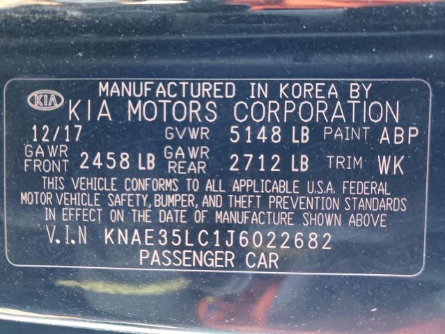 2018 KIA STINGER GT - KNAE35LC1J6022682
