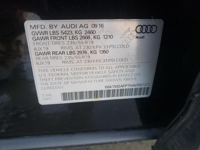 VIN WA1M2AFP7HA056121 2017 Audi Q5, Premium Plus no.10