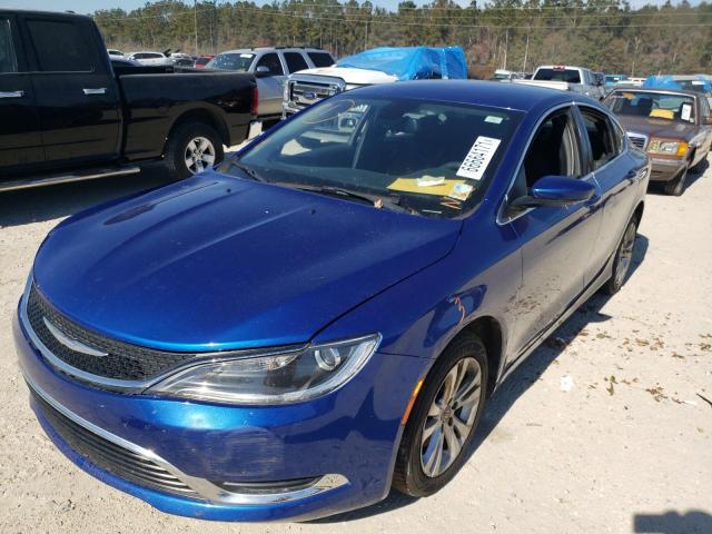 VIN: 1C3CCCAB0GN103670 Auction: COPART Lot: 66664171 Location: LA - BATON ROUGE 1C3CCCAB0GN103670 CHRYSLER 200 2016 BLUE Photo 2