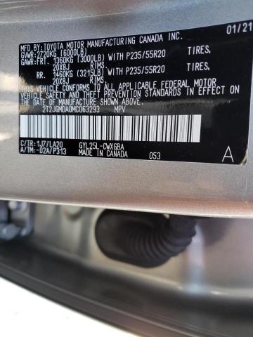 2021 LEXUS RX 450H 2T2JGMDA0MC063293