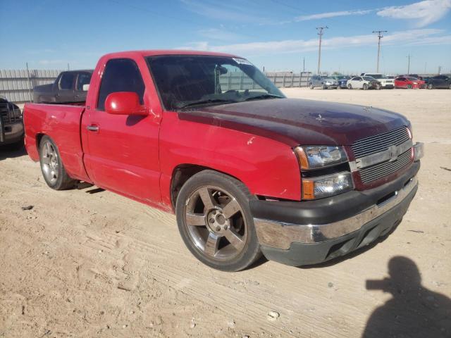 Salvage cars for sale at Andrews, TX auction: 2003 Chevrolet Silverado C1500
