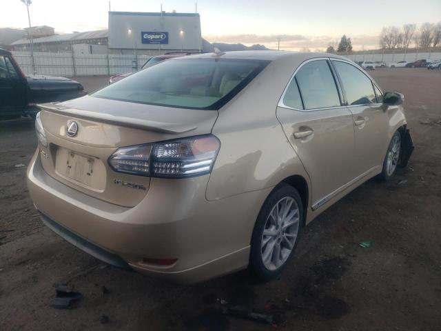 2010 LEXUS HS 250H JTHBB1BA9A2007127