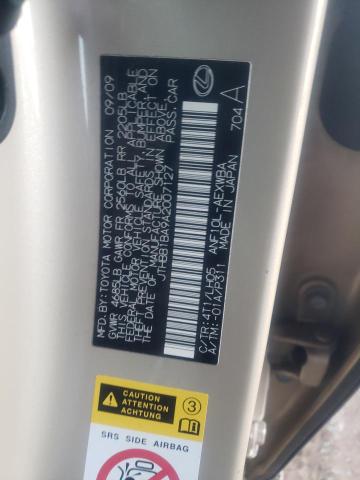 2010 LEXUS HS 250H JTHBB1BA9A2007127