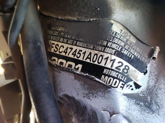2001 HONDA GL1800 A 1HFSC47451A001128