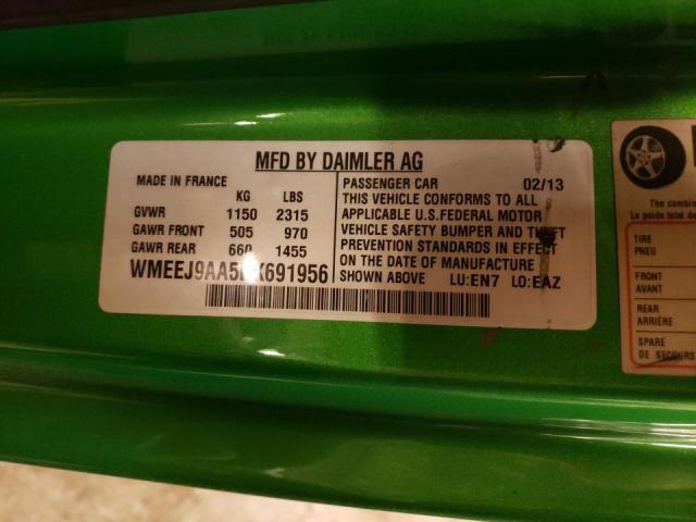 2013 SMART FORTWO WMEEJ9AA5DK691956