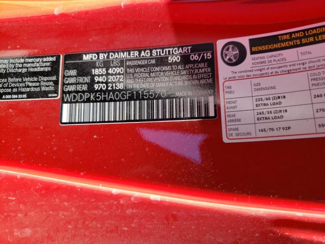 2016 MERCEDES-BENZ SLK 350 WDDPK5HA0GF115570