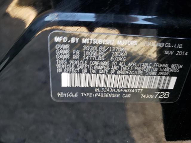 2015 MITSUBISHI MIRAGE DE ML32A3HJ6FH034977