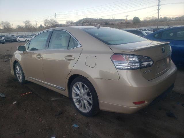 2010 LEXUS HS 250H JTHBB1BA9A2007127