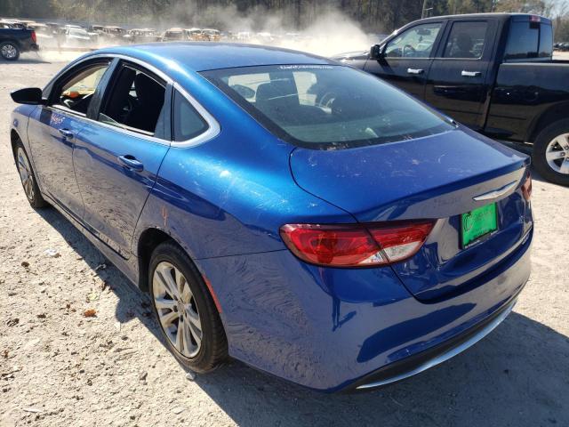 VIN: 1C3CCCAB0GN103670 Auction: COPART Lot: 66664171 Location: LA - BATON ROUGE 1C3CCCAB0GN103670 CHRYSLER 200 2016 BLUE Photo 3