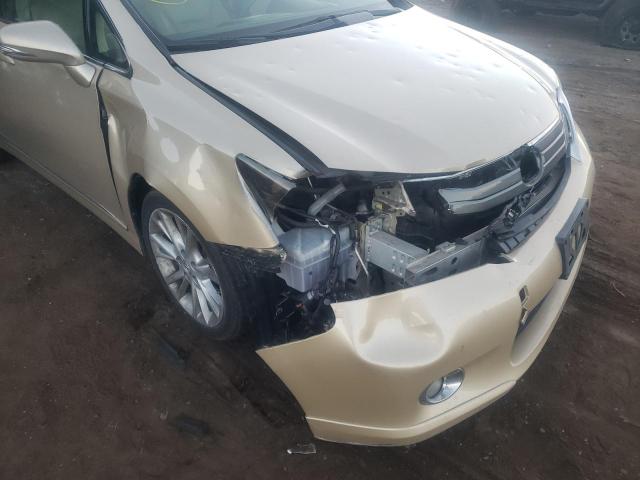 2010 LEXUS HS 250H JTHBB1BA9A2007127
