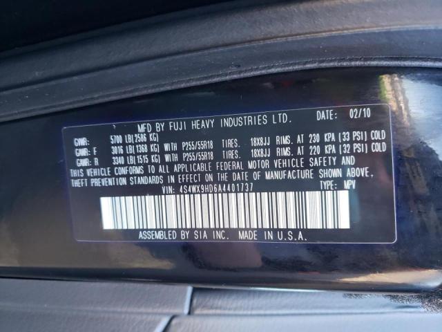 2010 SUBARU TRIBECA LI 4S4WX9HD6A4401737