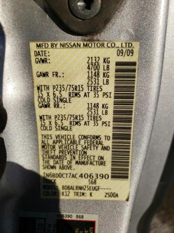 2010 NISSAN FRONTIER K 1N6BD0CT7AC406390