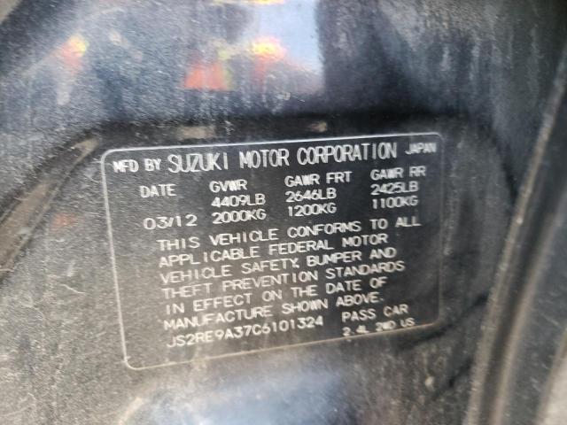 2012 SUZUKI KIZASHI SE JS2RE9A37C6101324