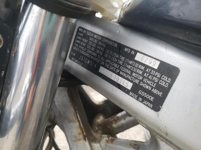 2000 SUZUKI GS500 E JS1GM51A6Y2100315