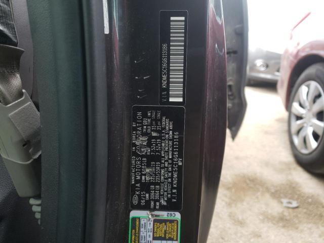 2016 KIA SEDONA SXL KNDME5C16G6113186