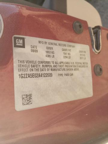 2010 PONTIAC G6 1G2ZA5E02A4122609