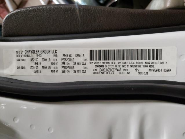 2013 DODGE DURANGO CR 1C4RDJDG9DC677447