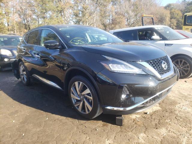 Salvage cars for sale at Austell, GA auction: 2021 Nissan Murano SL