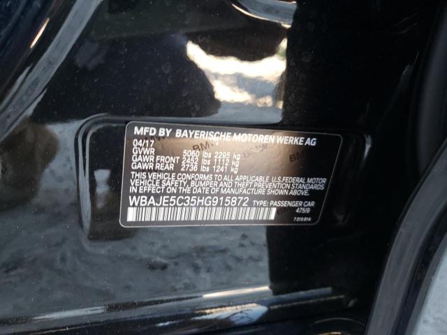 2017 BMW 540 I WBAJE5C35HG915872
