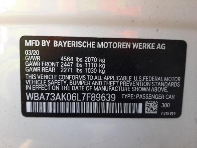 2020 BMW 228XI WBA73AK06L7F89639