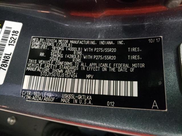 2018 TOYOTA SEQUOIA LI 5TDJY5G10JS157454