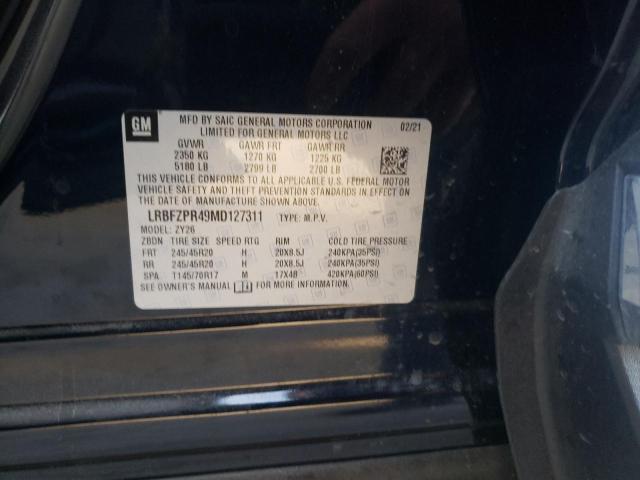 2021 BUICK ENVISION E LRBFZPR49MD127311